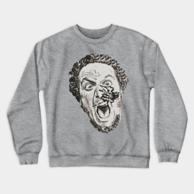 MARV - Black & White Crewneck Sweatshirt by ILLannoyed 